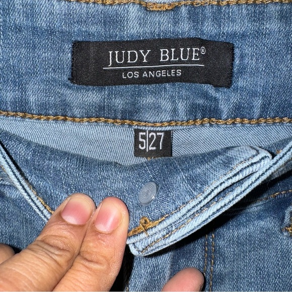 Judy Blue wide leg crop size 5/27 - Picture 4 of 8